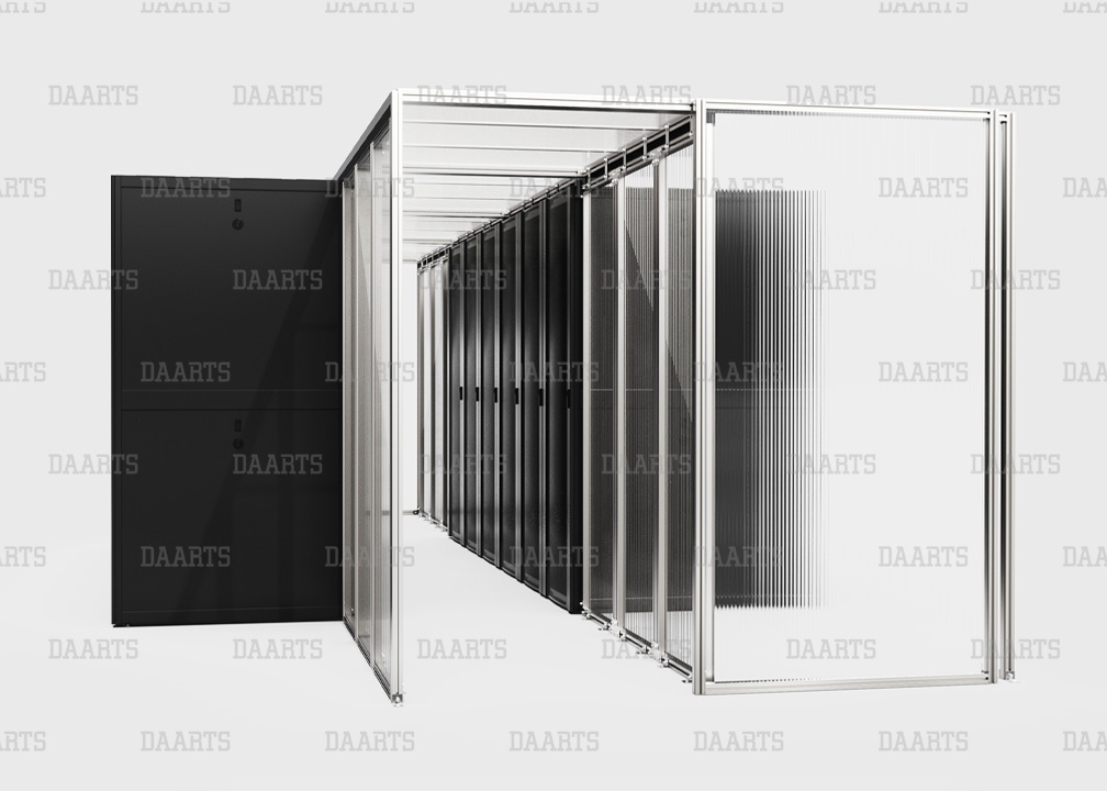 Холодный коридор ЦОД DAARTS монтаж